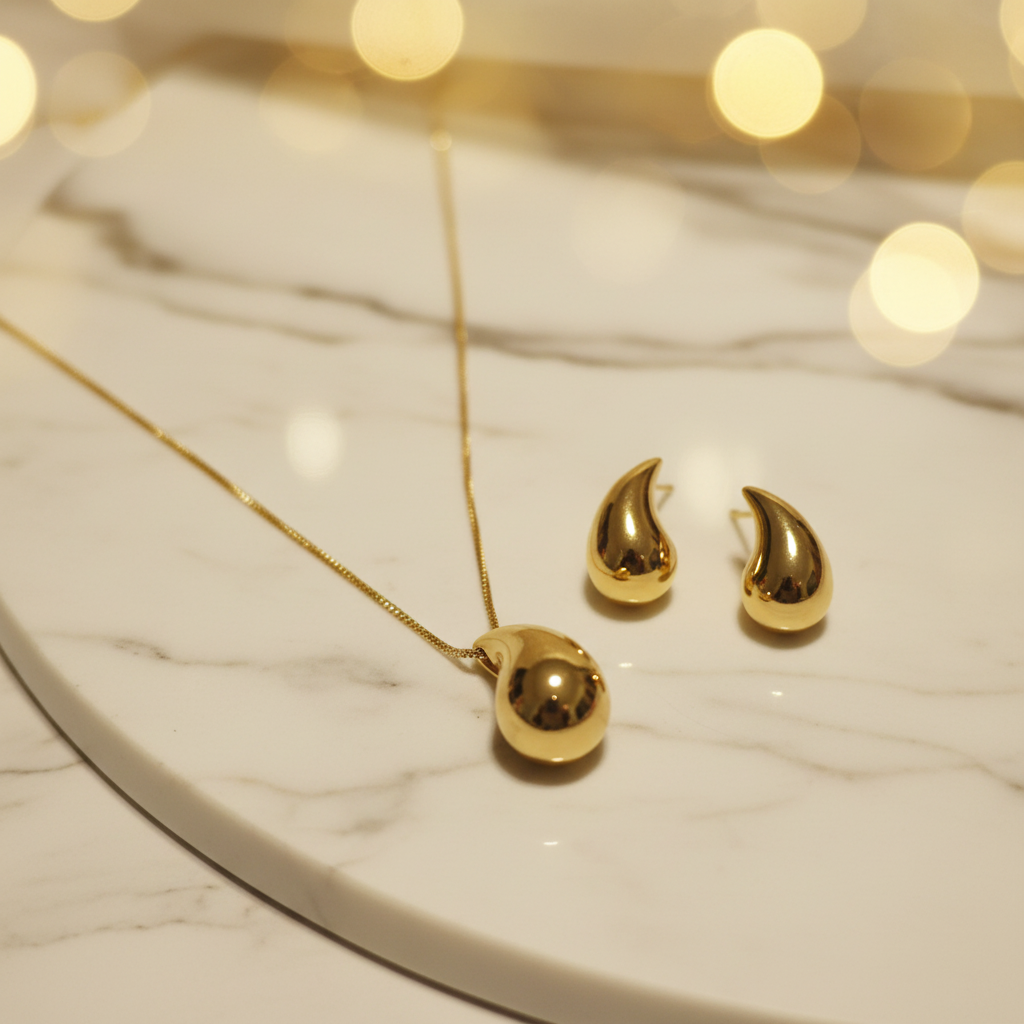 Gold Teardrop Set - Ohana Design