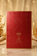 Cupid Red by JA Just Awesome – Eau de Toilette 100ml, red embossed box with gold Greek key border